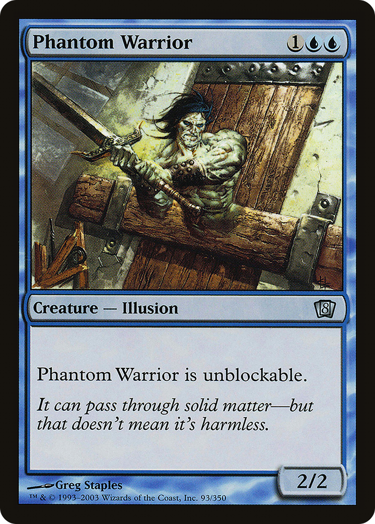 Phantom Warrior [Eighth Edition] Foil