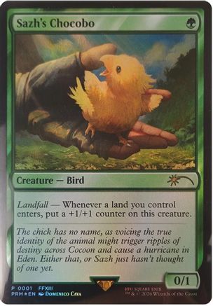 Sazh's Chocobo |  Foil (001) [Unique and Miscellaneous Promos]