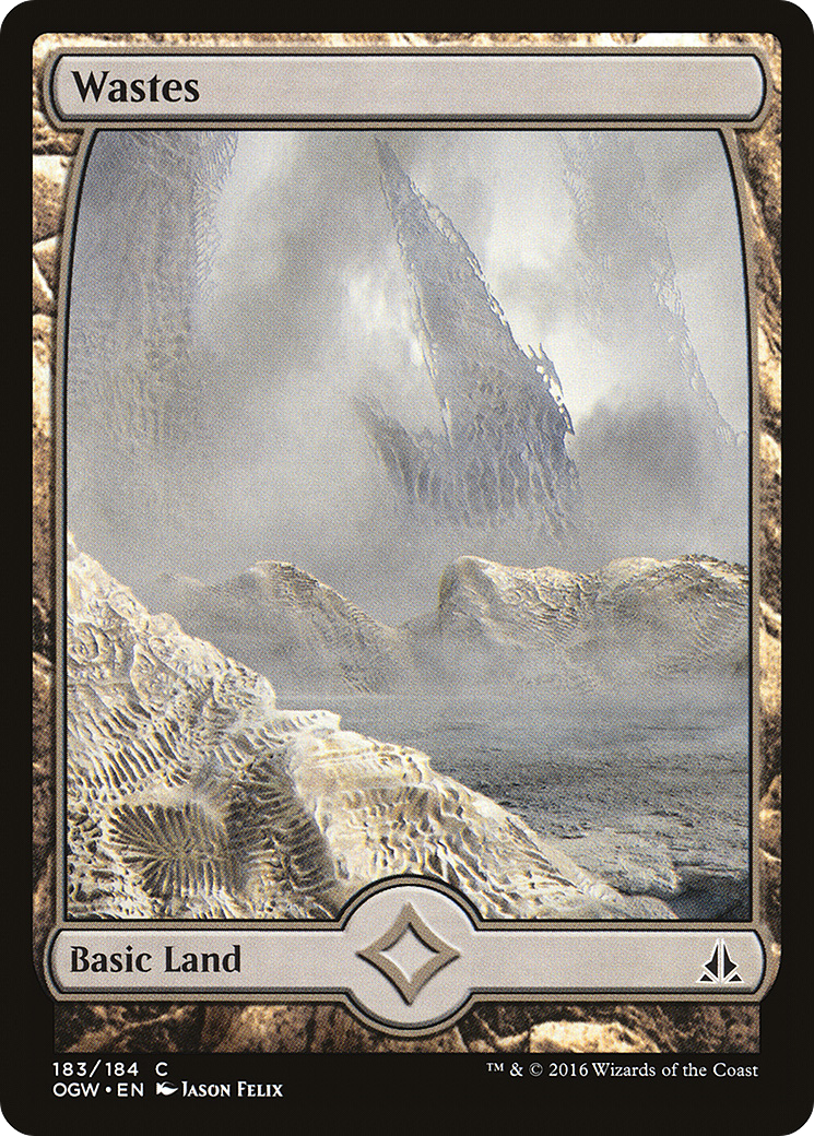 Wastes (183) (Full Art) [Oath of the Gatewatch] Foil
