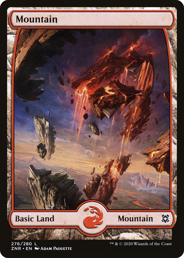Mountain (276) [Zendikar Rising] Foil