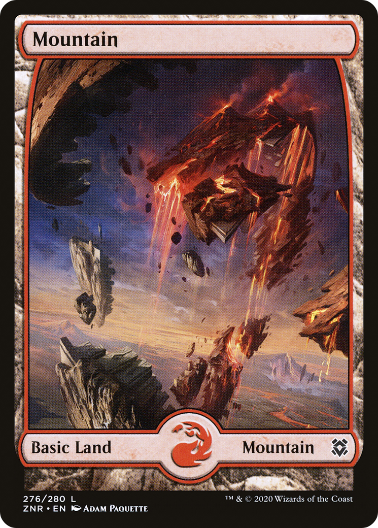Mountain (276) [Zendikar Rising] Foil