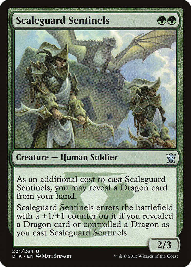 Scaleguard Sentinels [Dragons of Tarkir] Foil