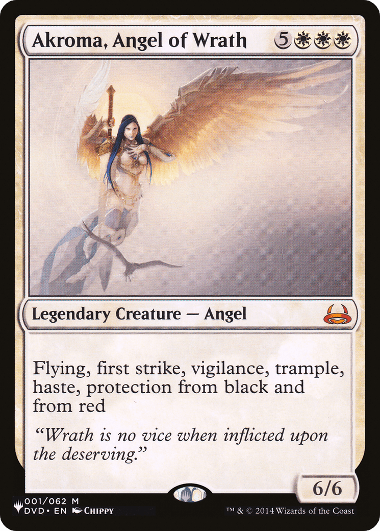 Akroma, Angel of Wrath |  (DVD-1) [The List]