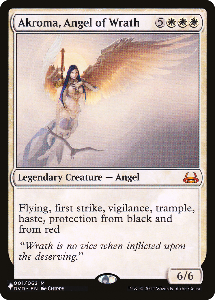 Akroma, Angel of Wrath |  (DVD-1) [The List]
