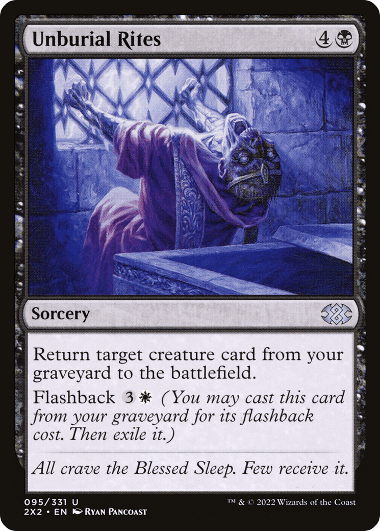 Unburial Rites [Double Masters 2022] Foil