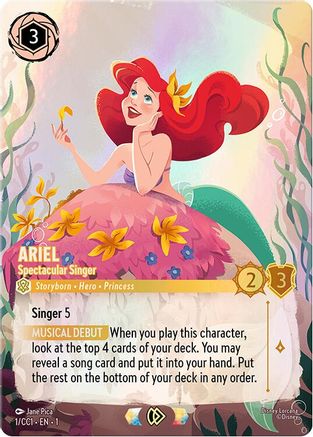 Ariel - Spectacular Singer | Holofoil (1) [Disney Lorcana Promo Cards]