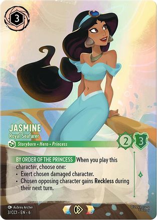 Jasmine - Royal Seafarer | Holofoil (3) [Disney Lorcana Promo Cards]
