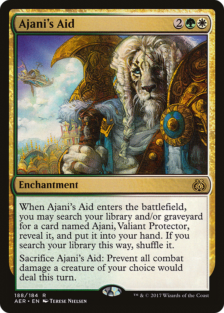 Ajani's Aid (188) [Aether Revolt]  Foil