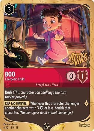 Boo - Energetic Child | Holofoil (6) [Disney Lorcana Promo Cards]