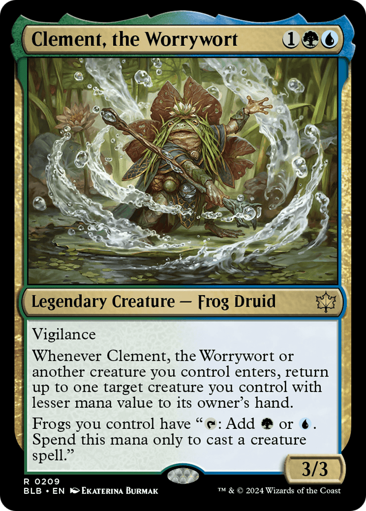 Clement, the Worrywort [Bloomburrow] Foil