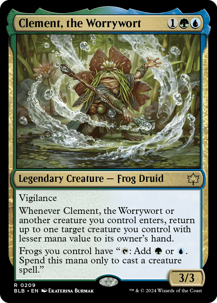 Clement, the Worrywort [Bloomburrow] Foil