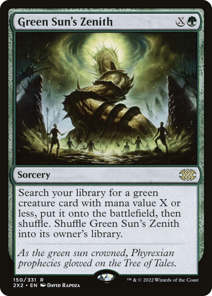 Green Sun's Zenith [Double Masters 2022] Foil