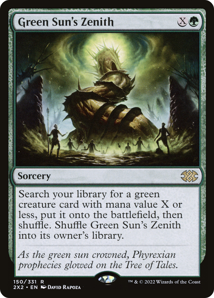 Green Sun's Zenith [Double Masters 2022] Foil
