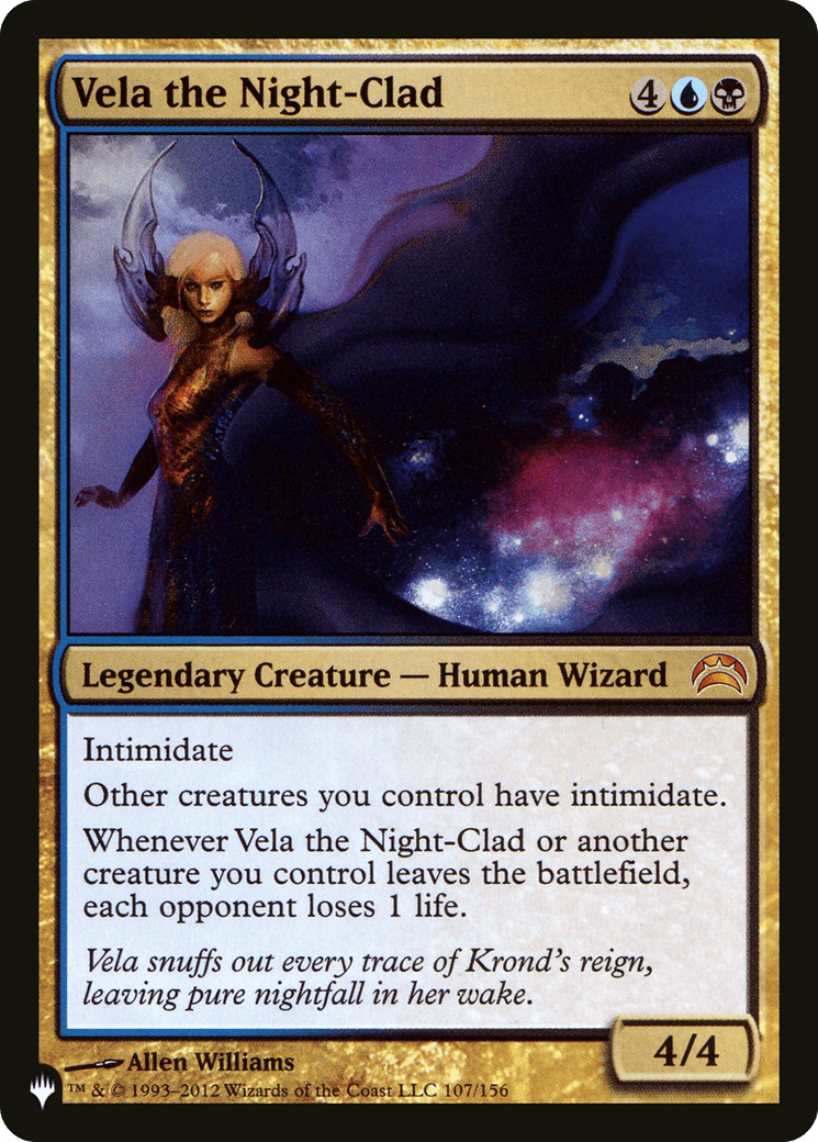 Vela the Night-Clad |  (PC2-107) [The List]