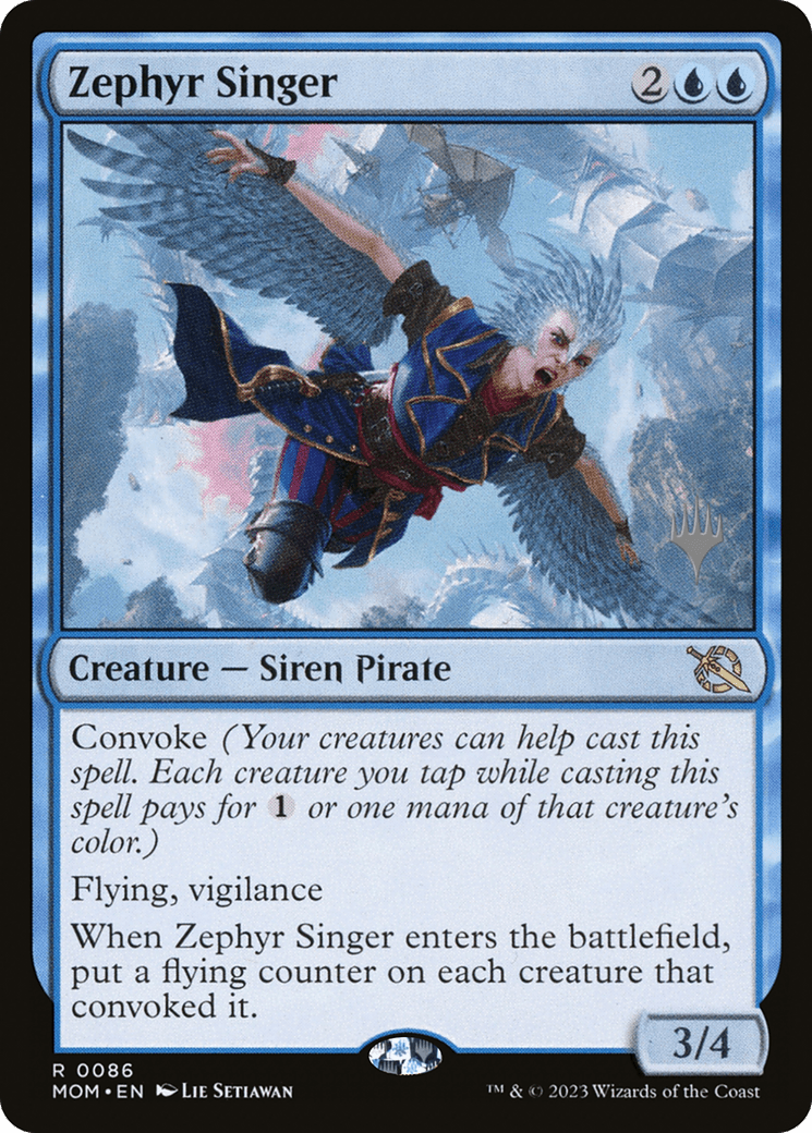 Zephyr Singer (Promo Pack) [March of the Machine Promos] Foil