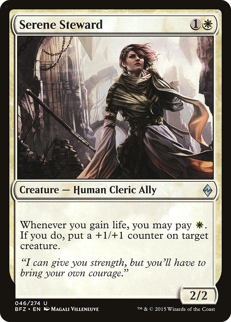 Serene Steward [Battle for Zendikar] Foil