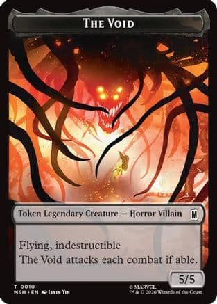 The Void // Squirrel Double-Sided Token |  (010/014) [Marvel Super Heroes]