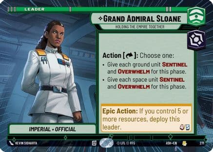 Grand Admiral Sloane - Holding the Empire Together (Hyperspace) |  (271)  [Ashes of the Empire]