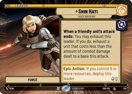 Shin Hati - Eager Adversary (Hyperspace) |  (280)  [Ashes of the Empire]