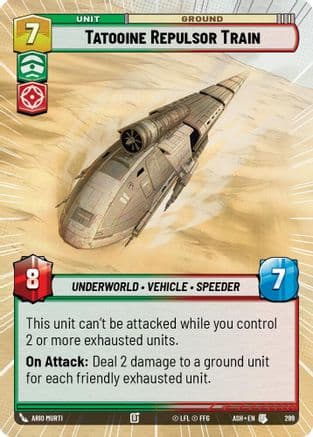 Tatooine Repulsor Train (Hyperspace) |  (299)  [Ashes of the Empire]