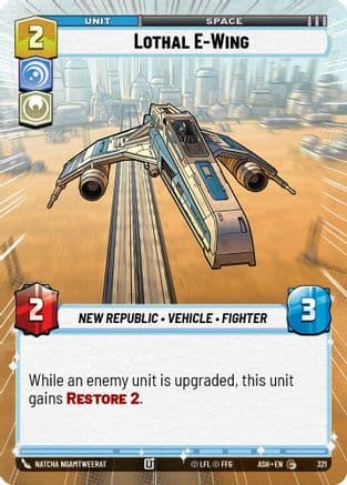 Lothal E-Wing (Hyperspace) |  (321)  [Ashes of the Empire]