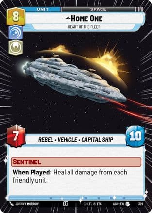 Home One - Heart of the Fleet (Hyperspace) |  (329)  [Ashes of the Empire]