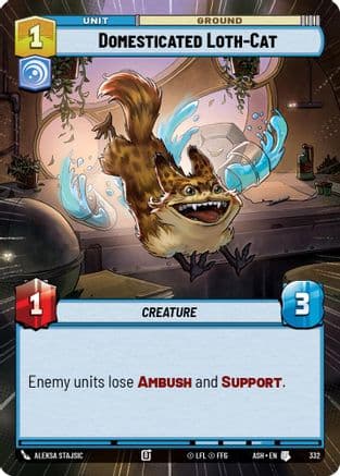 Domesticated Loth-Cat (Hyperspace) |  (332)  [Ashes of the Empire]