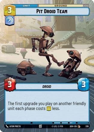 Pit Droid Team (Hyperspace) |  (339)  [Ashes of the Empire]