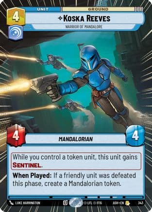 Koska Reeves - Warrior of Mandalore (Hyperspace) |  (343)  [Ashes of the Empire]