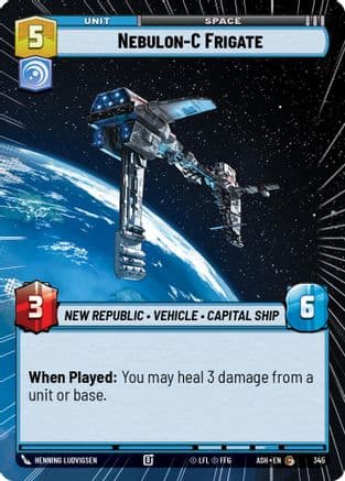 Nebulon-C Frigate (Hyperspace) |  (345)  [Ashes of the Empire]