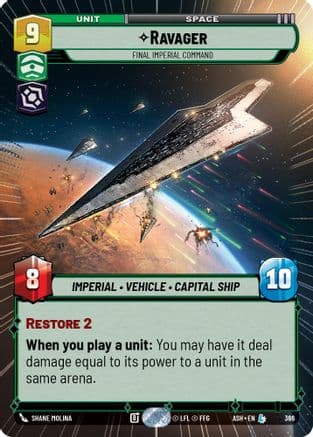 Ravager - Final Imperial Command (Hyperspace) |  (366)  [Ashes of the Empire]