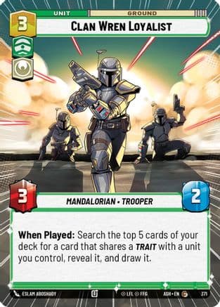 Clan Wren Loyalist (Hyperspace) |  (371)  [Ashes of the Empire]