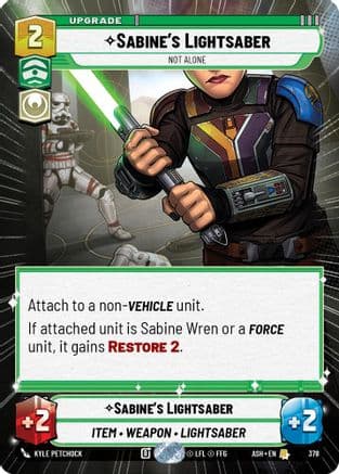 Sabine's Lightsaber - Not Alone (Hyperspace) |  (378)  [Ashes of the Empire]