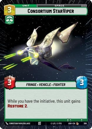 Consortium StarViper (Hyperspace) |  (386)  [Ashes of the Empire]