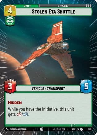 Stolen Eta Shuttle (Hyperspace) |  (389)  [Ashes of the Empire]