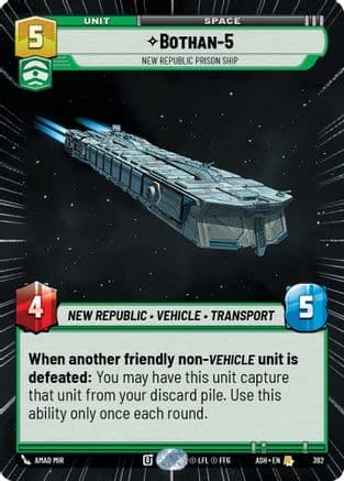 Bothan-5 - New Republic Prison Ship (Hyperspace) |  (392)  [Ashes of the Empire]