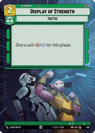 Display of Strength (Hyperspace) |  (400)  [Ashes of the Empire]