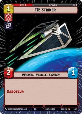 TIE Striker (Hyperspace) |  (405)  [Ashes of the Empire]