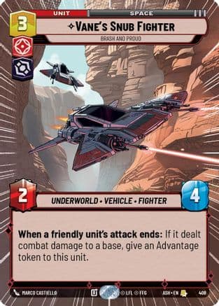 Vane's Snub Fighter - Brash and Proud (Hyperspace) |  (408)  [Ashes of the Empire]