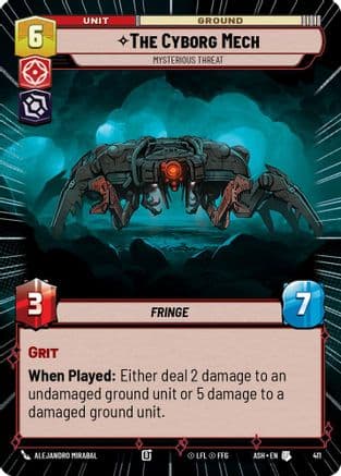 The Cyborg Mech - Mysterious Threat (Hyperspace) |  (411)  [Ashes of the Empire]