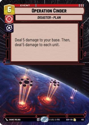 Operation Cinder (Hyperspace) |  (415)  [Ashes of the Empire]