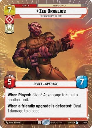 Zeb Orrelios - Fists Work Every Time (Hyperspace) |  (425)  [Ashes of the Empire]