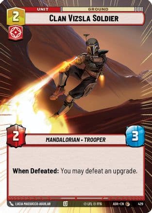 Clan Vizsla Soldier (Hyperspace) |  (429)  [Ashes of the Empire]