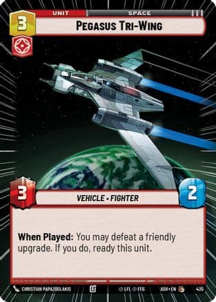 Pegasus Tri-Wing (Hyperspace) |  (435)  [Ashes of the Empire]