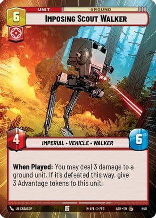 Imposing Scout Walker (Hyperspace) |  (440)  [Ashes of the Empire]