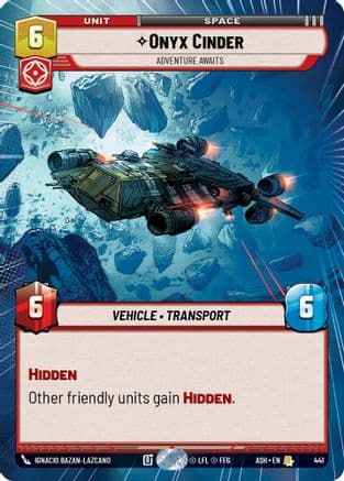 Onyx Cinder - Adventure Awaits (Hyperspace) |  (441)  [Ashes of the Empire]