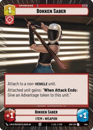 Bokken Saber (Hyperspace) |  (444)  [Ashes of the Empire]