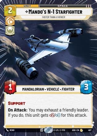 Mando's N-1 Starfighter - Faster than a Fathier (Hyperspace) |  (467)  [Ashes of the Empire]