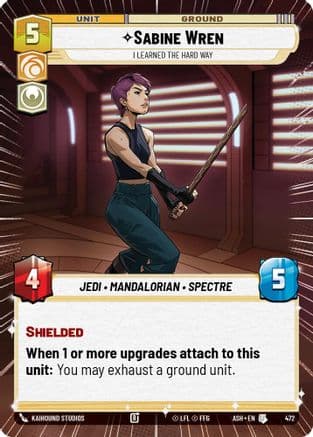 Sabine Wren - I Learned the Hard Way (Hyperspace) |  (472)  [Ashes of the Empire]