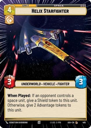 Helix Starfighter (Hyperspace) |  (485)  [Ashes of the Empire]